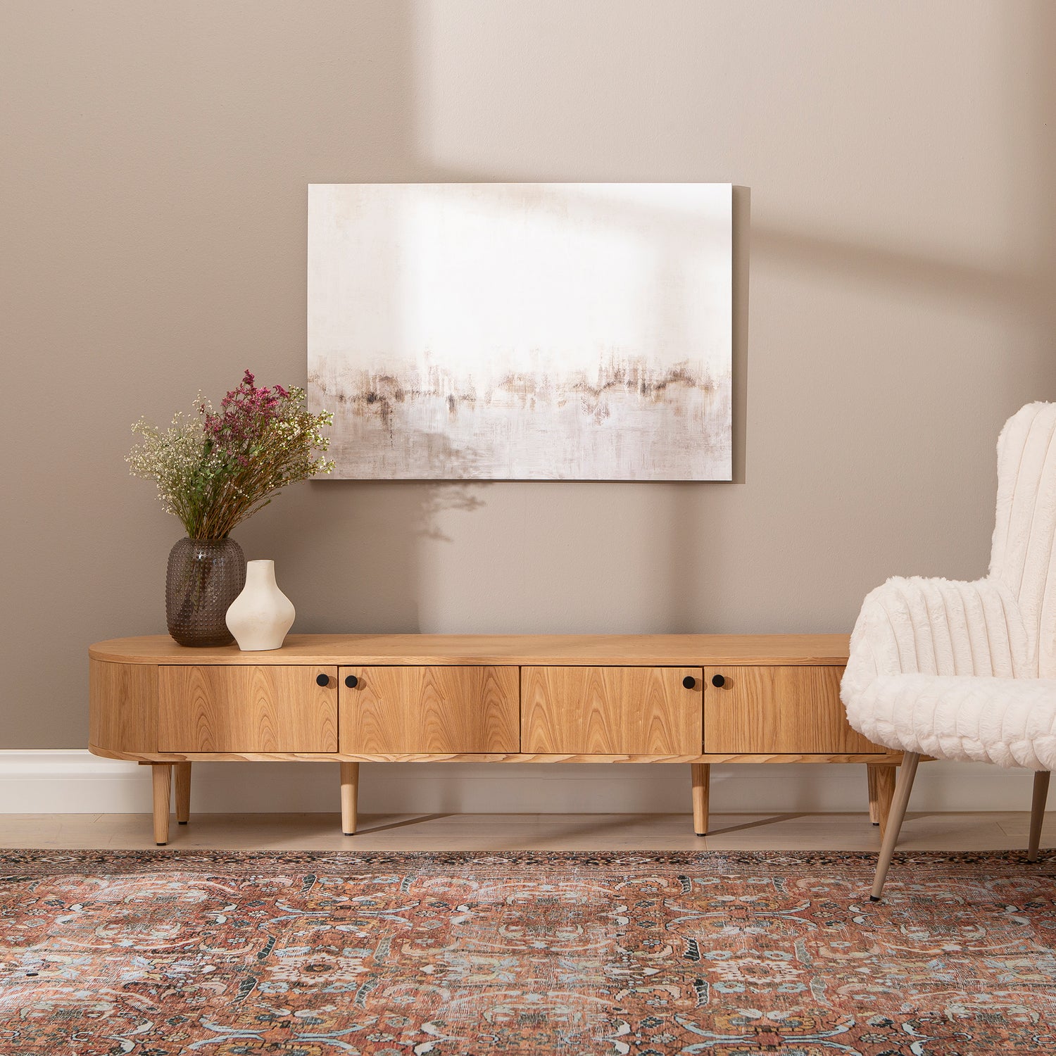 Rotondo Tv-taso 200cm natural