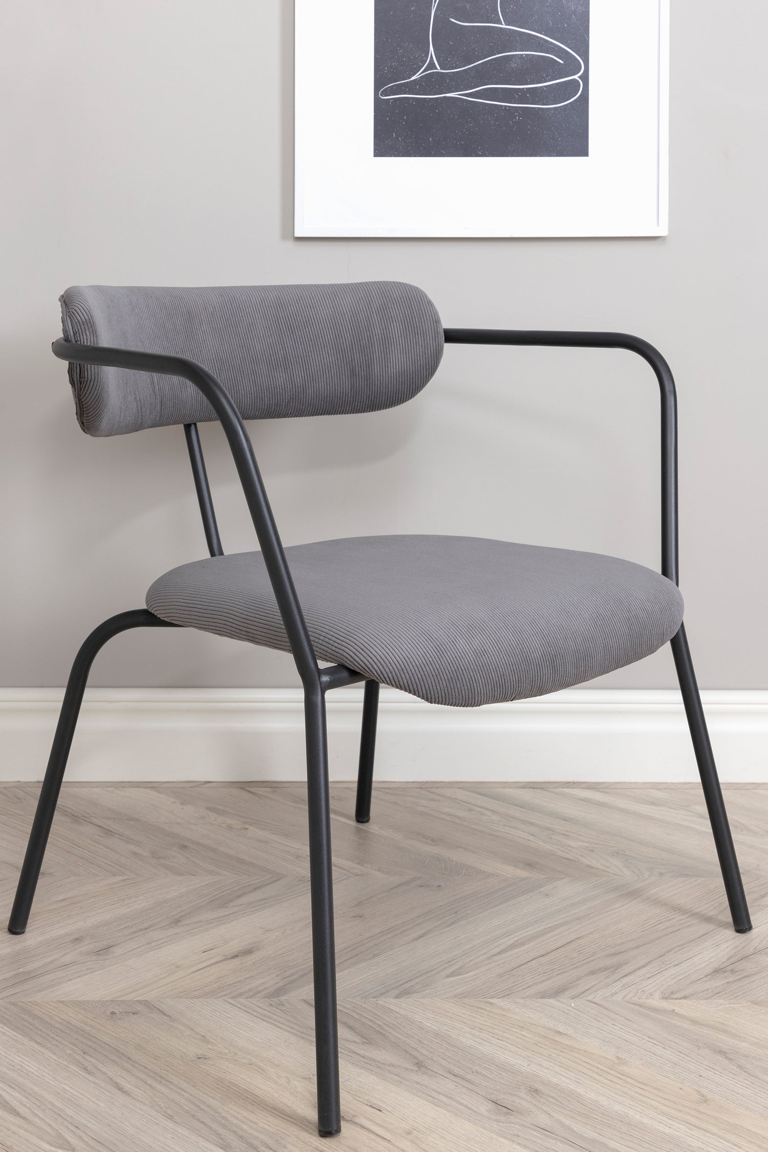 Duffy lounge-nojatuoli harmaa