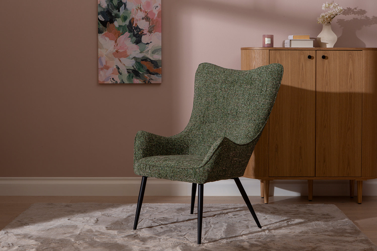 Lucy nojatuoli vihreä