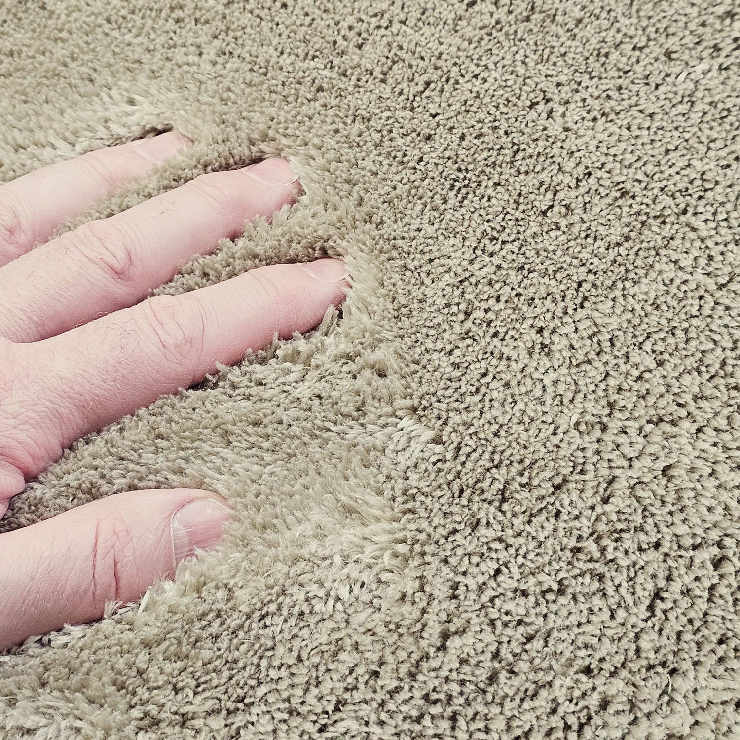 Velour matto pellava