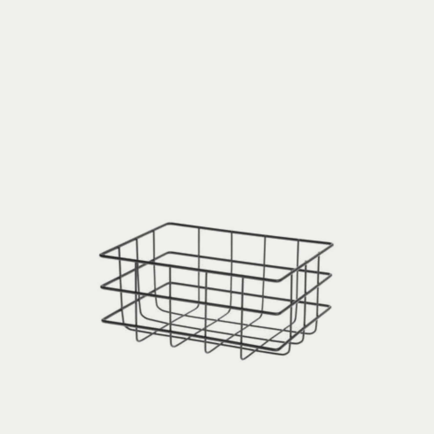 Maku Säilytyskori metallia musta 19x14x9 cm