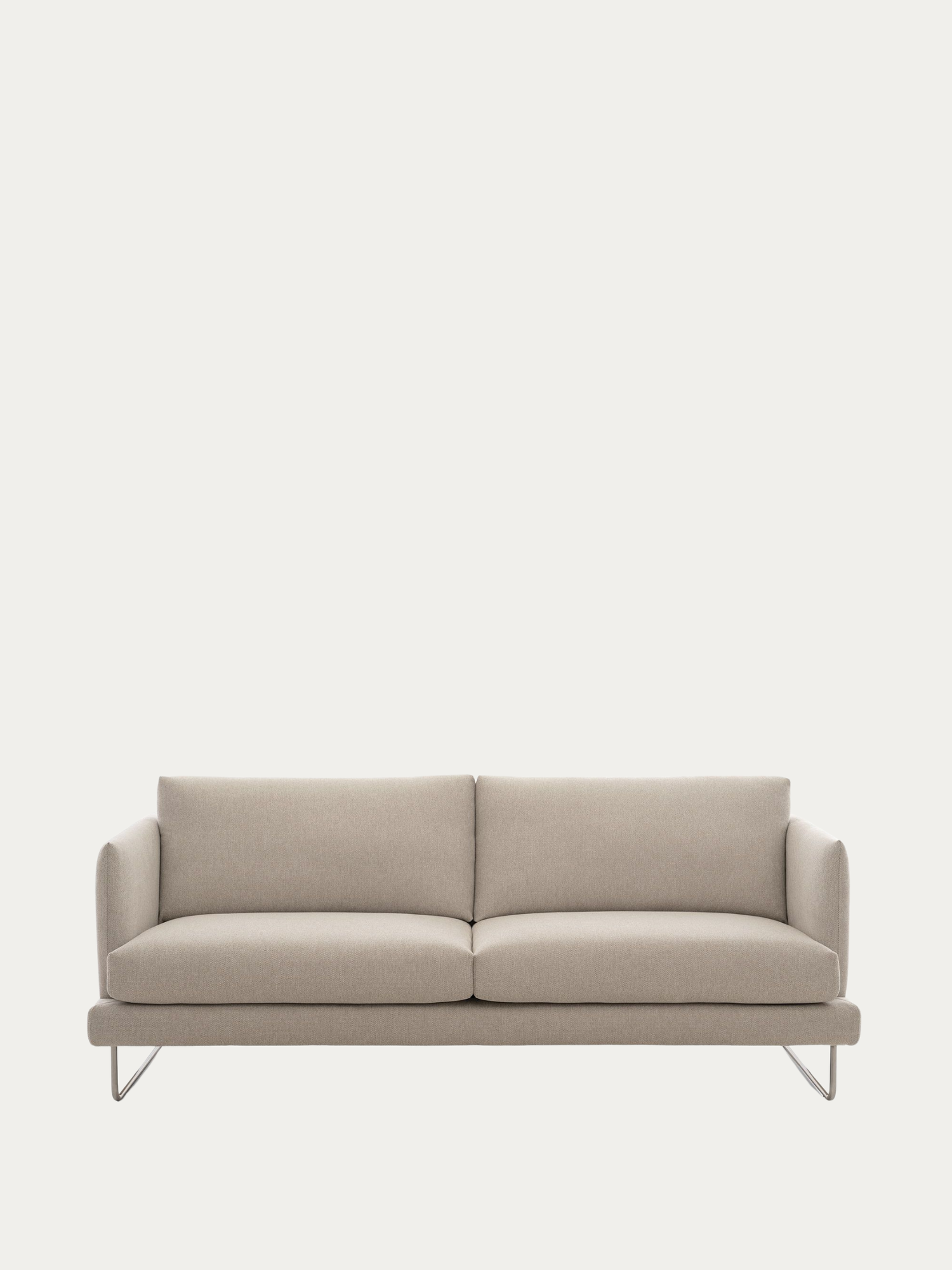 Jackson 3-istuttava sohva vaalea beige kampanjakangas