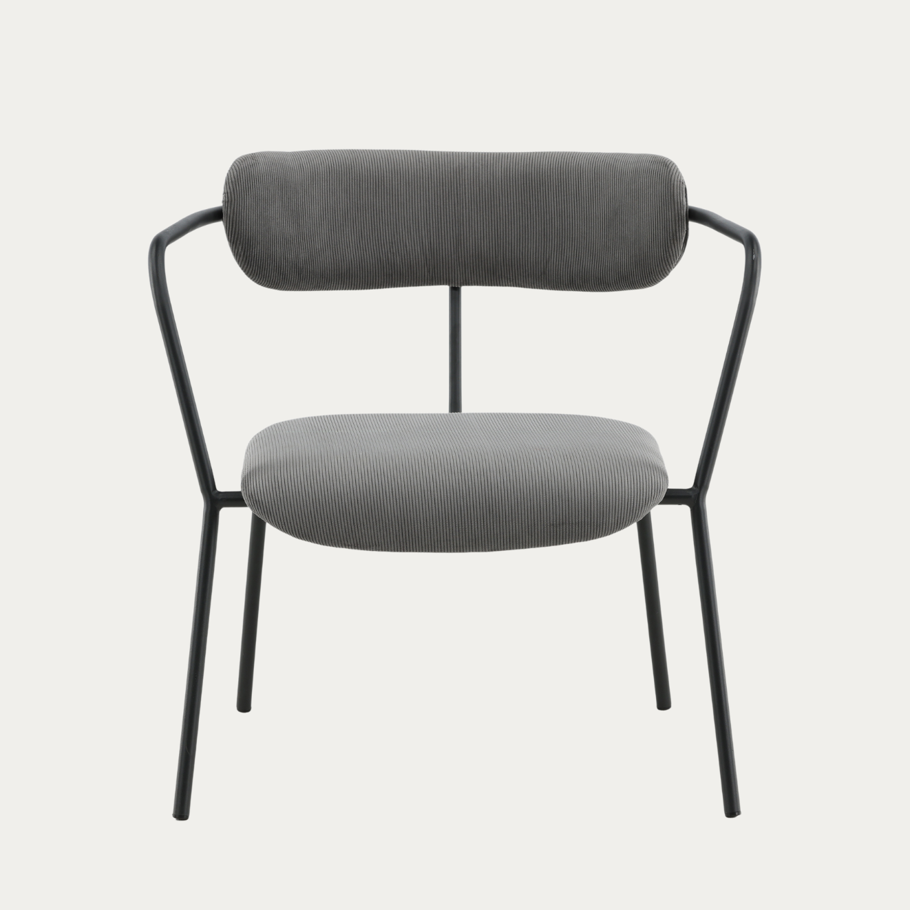 Duffy lounge-nojatuoli harmaa