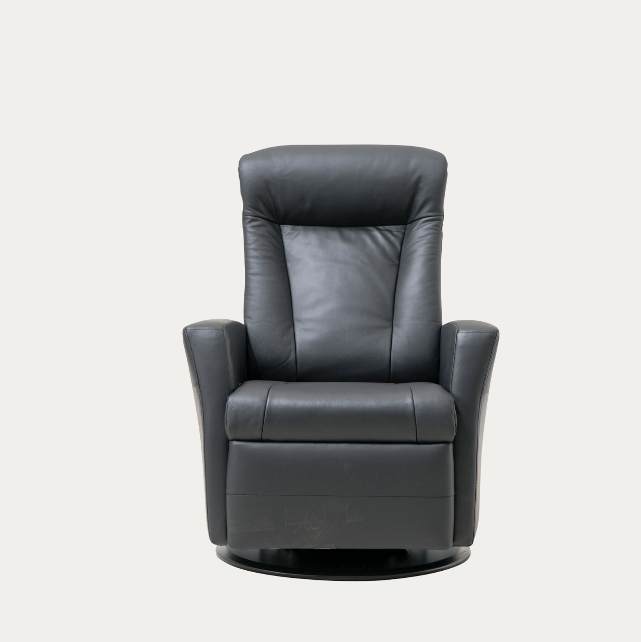 Prince recliner musta nahka