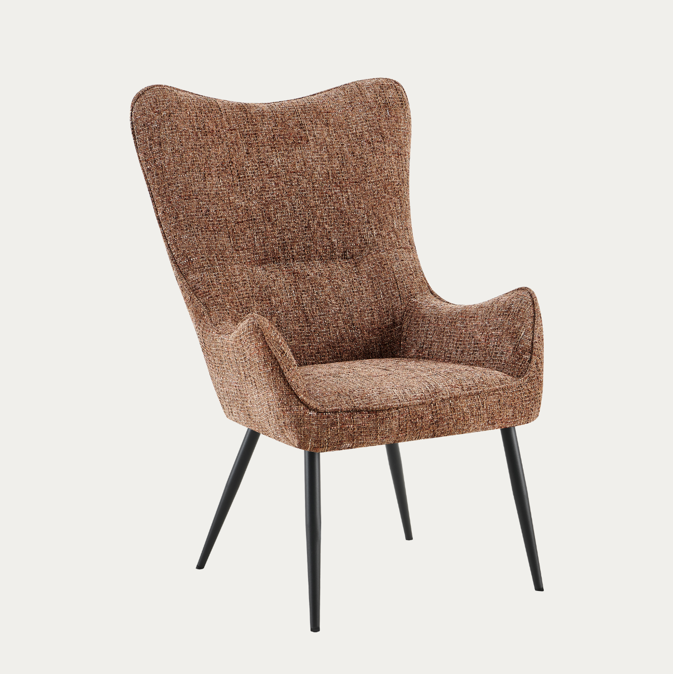 Lucy nojatuoli ruskea