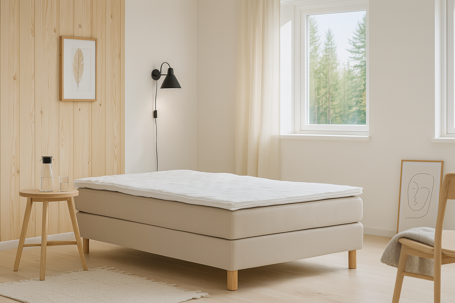 ERÄ Hyväuni 5000 pussijousi-jenkkisänky paketti 140 cm