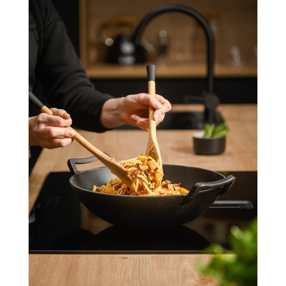 Maku wok pannu 30cm valurauta