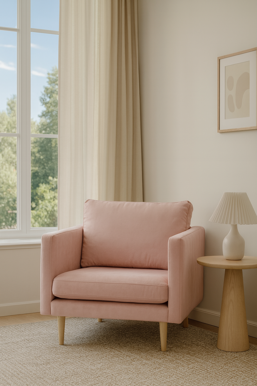 Scandic Collection Copenhagen nojatuoli, Soro rosa