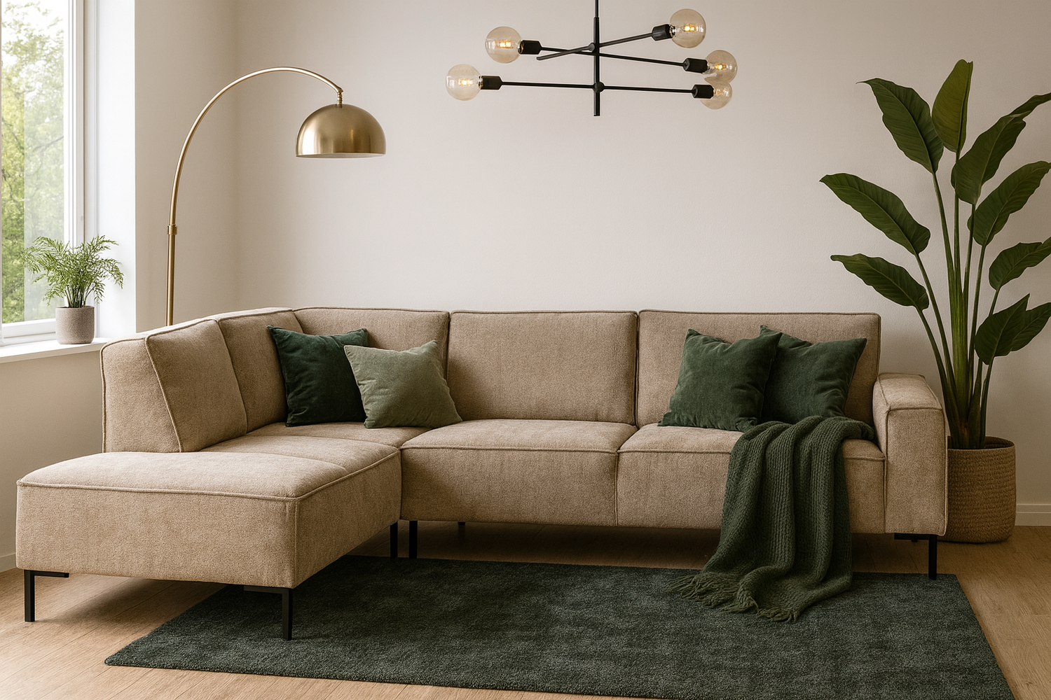 Scandic Collection Ribe avokulmasohva, beige