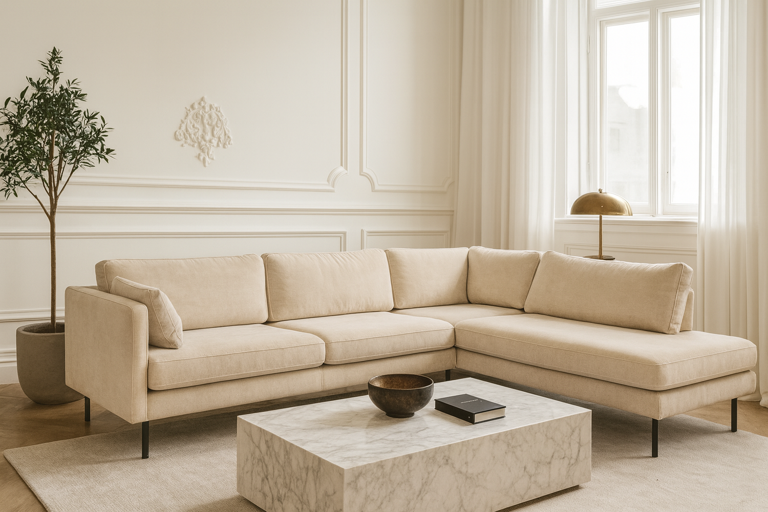 Scandic Collection nordic avokulmasohva ontario beige