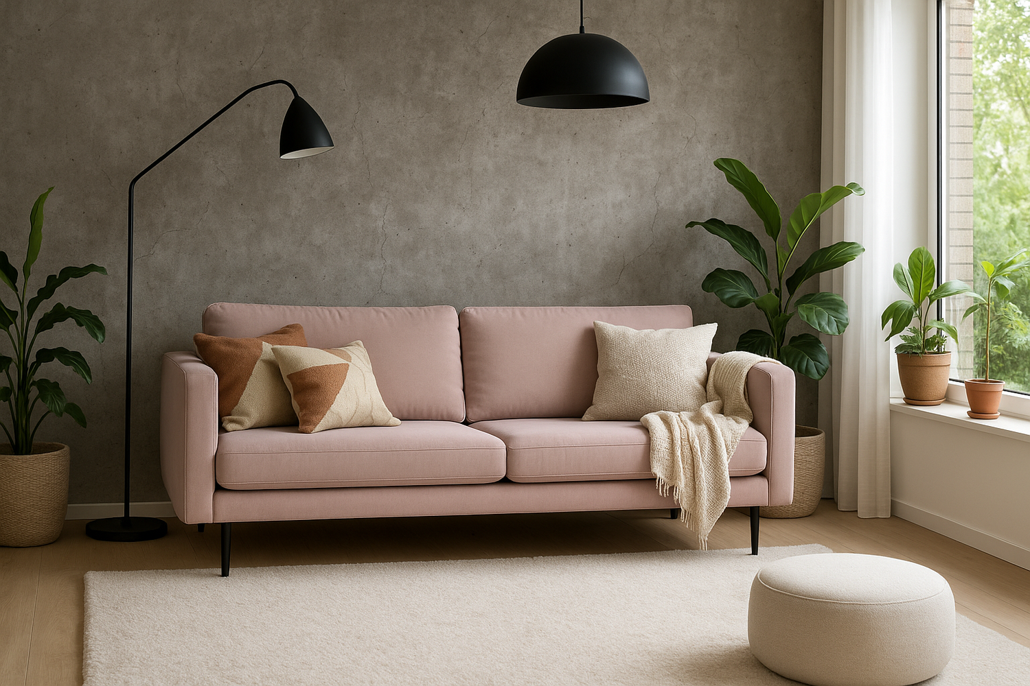Scandic Collection Copenhagen 3-istuttava, Soro rosa