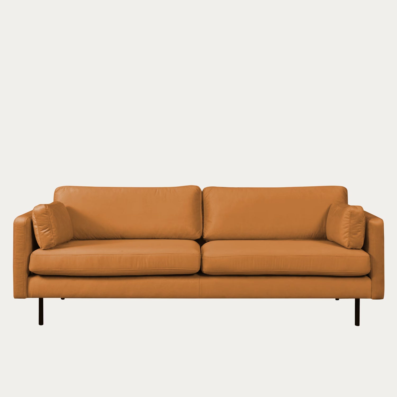 Copenhagen nordic 3-istuttava oranssi sametti