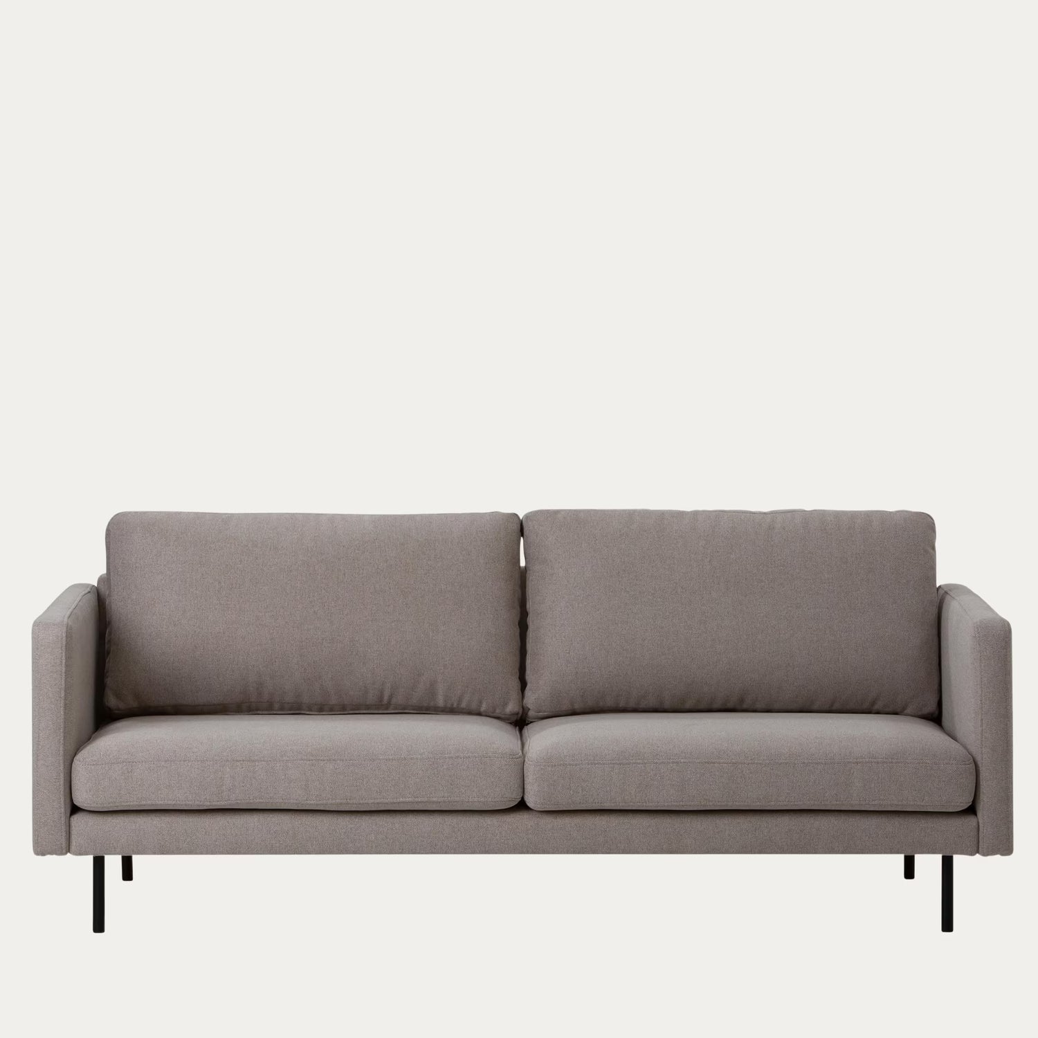 Copenhagen 3-istuttava Soro greige mustat jalat