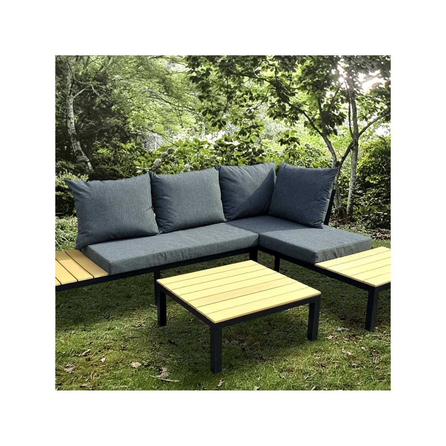 Evita kulmasohva + sohvapöytä