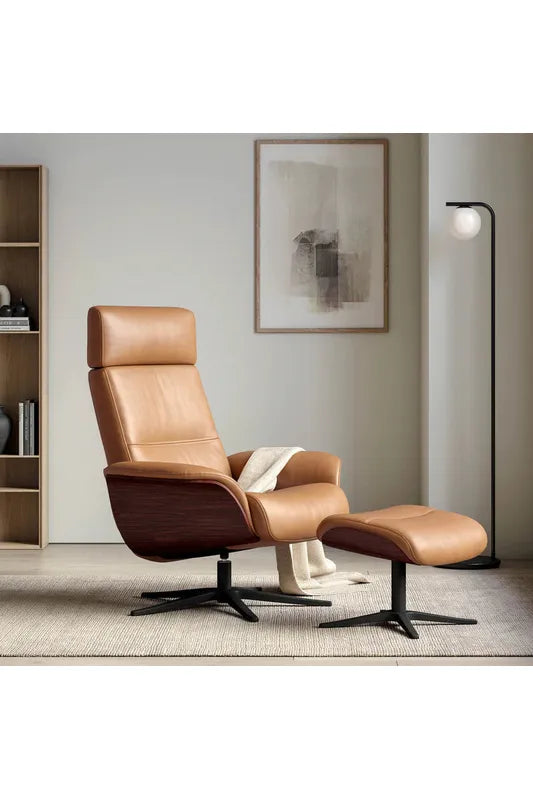 Falcon wood recliner tuoli + rahi