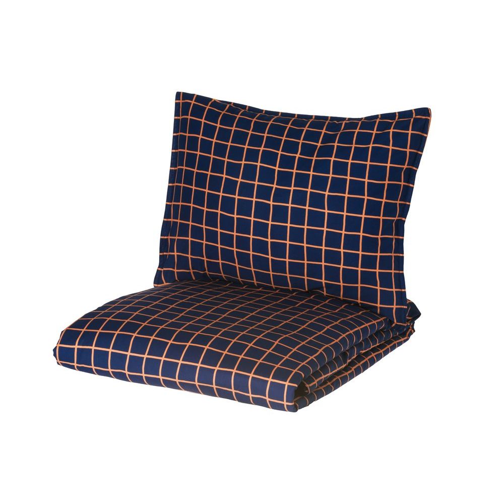 Fanni K Pussilakanasetti Ruut 150x210 cm, 50x60 cm