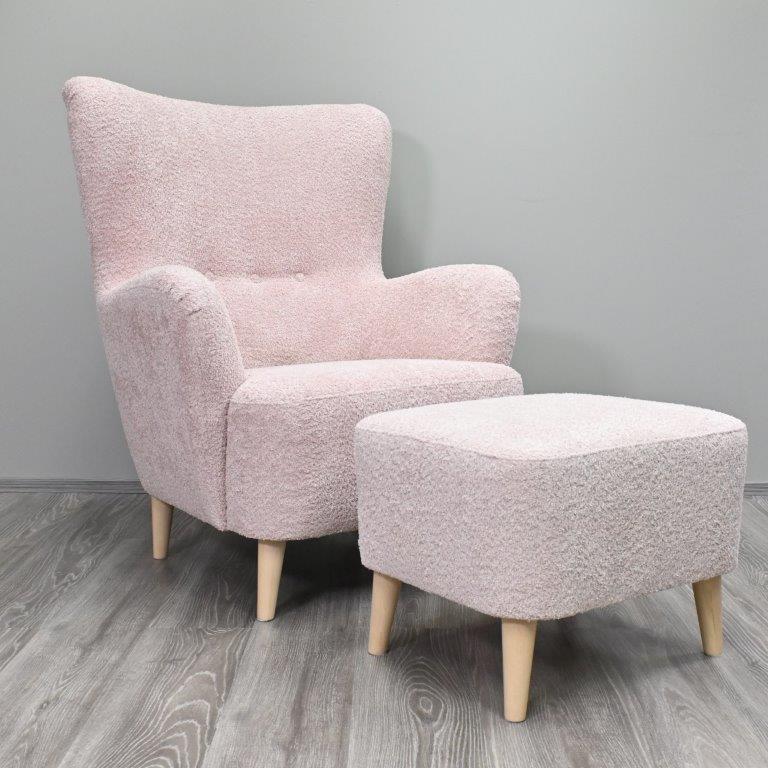 Helmi nojatuoli roosa