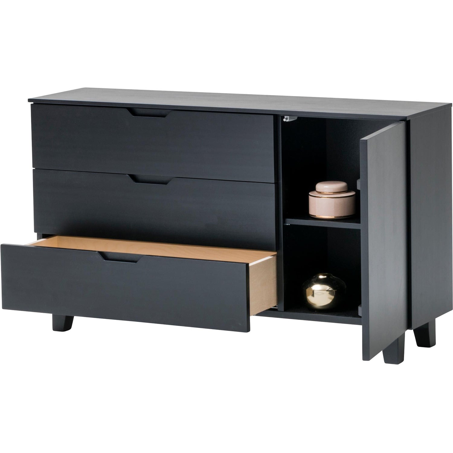 Kaarna senkki 120cm 3 ltk+ovi