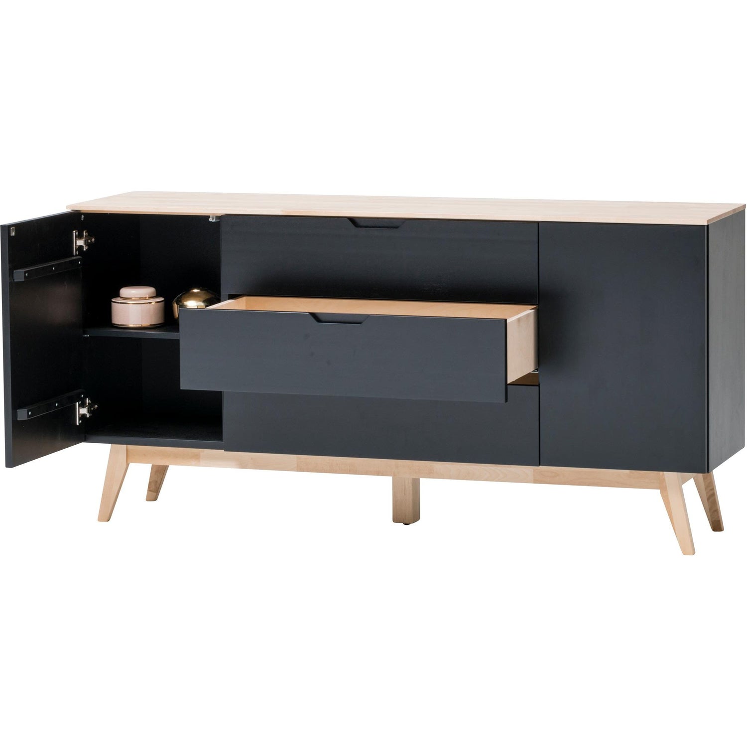 Kaarna senkki 160cm 3 ltk + 2 ovea