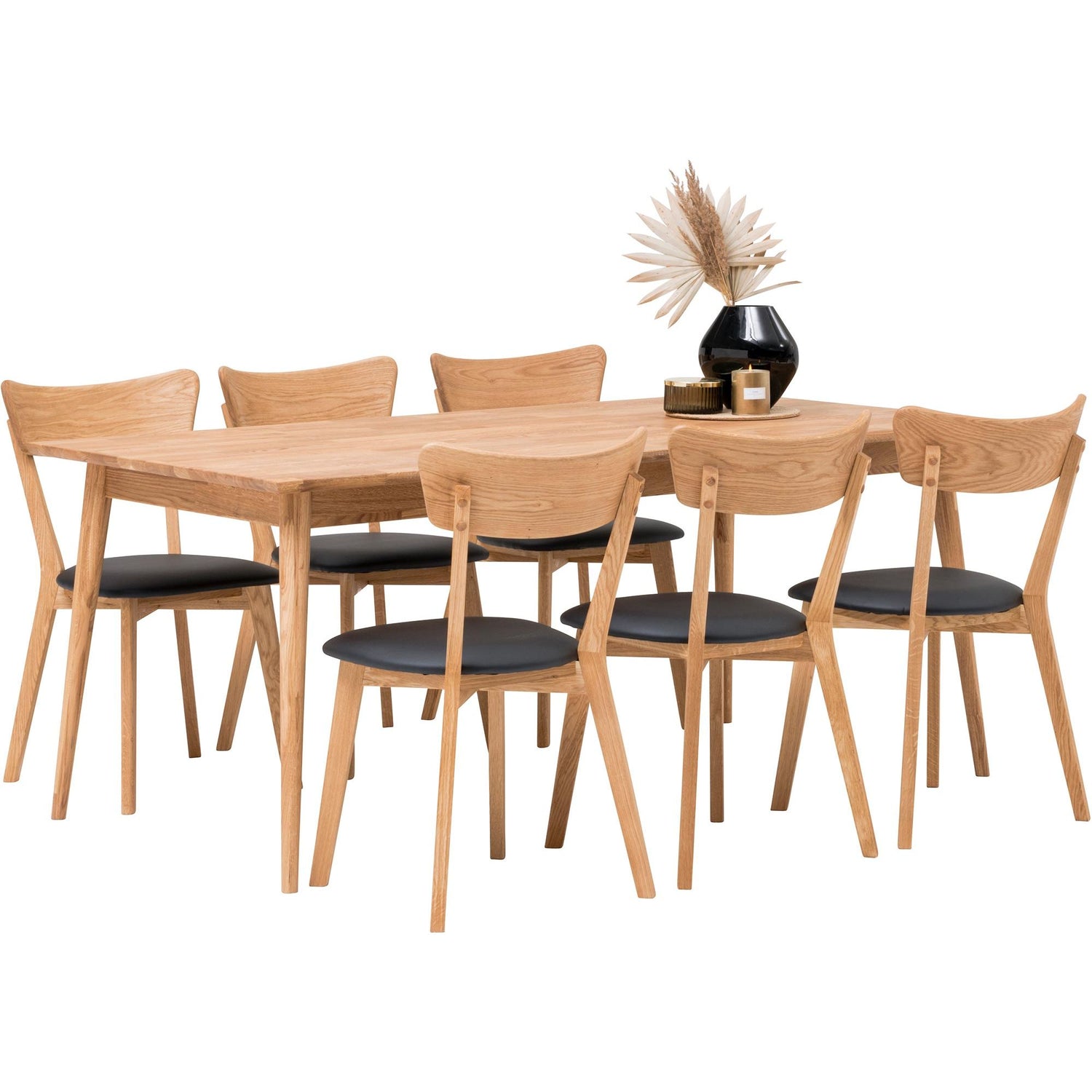 Denny tuokatuoli tammi / musta PU