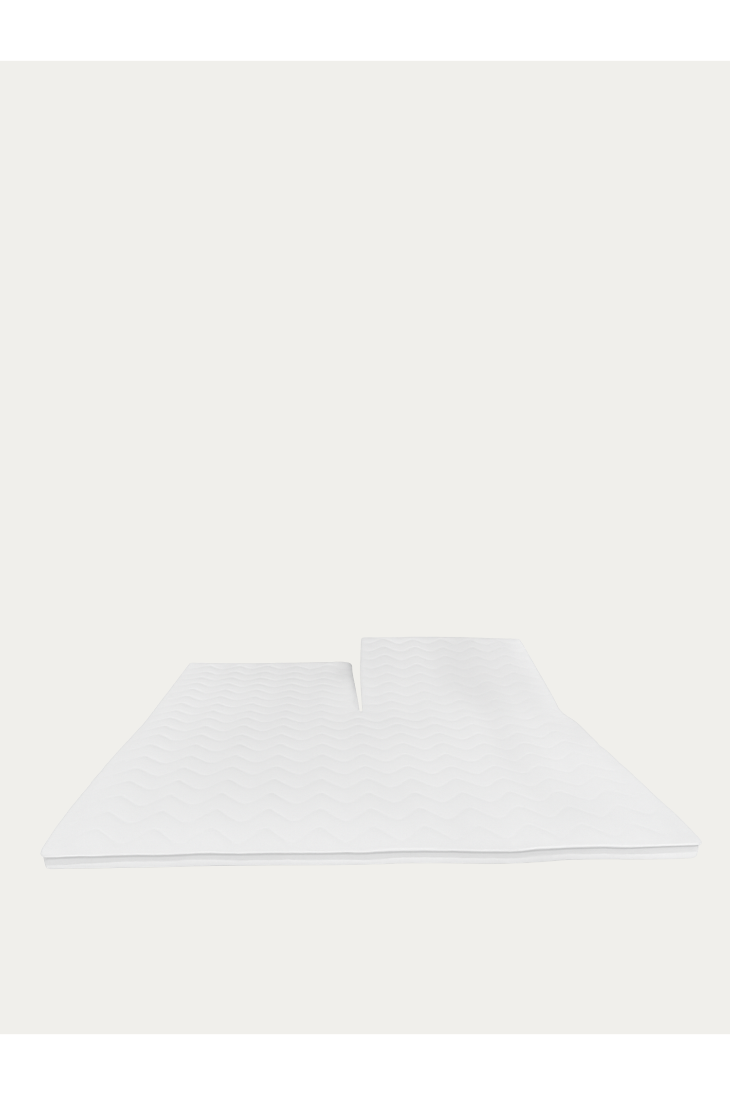 Käännettävä petauspatja muistivaahto + latex halkiolla