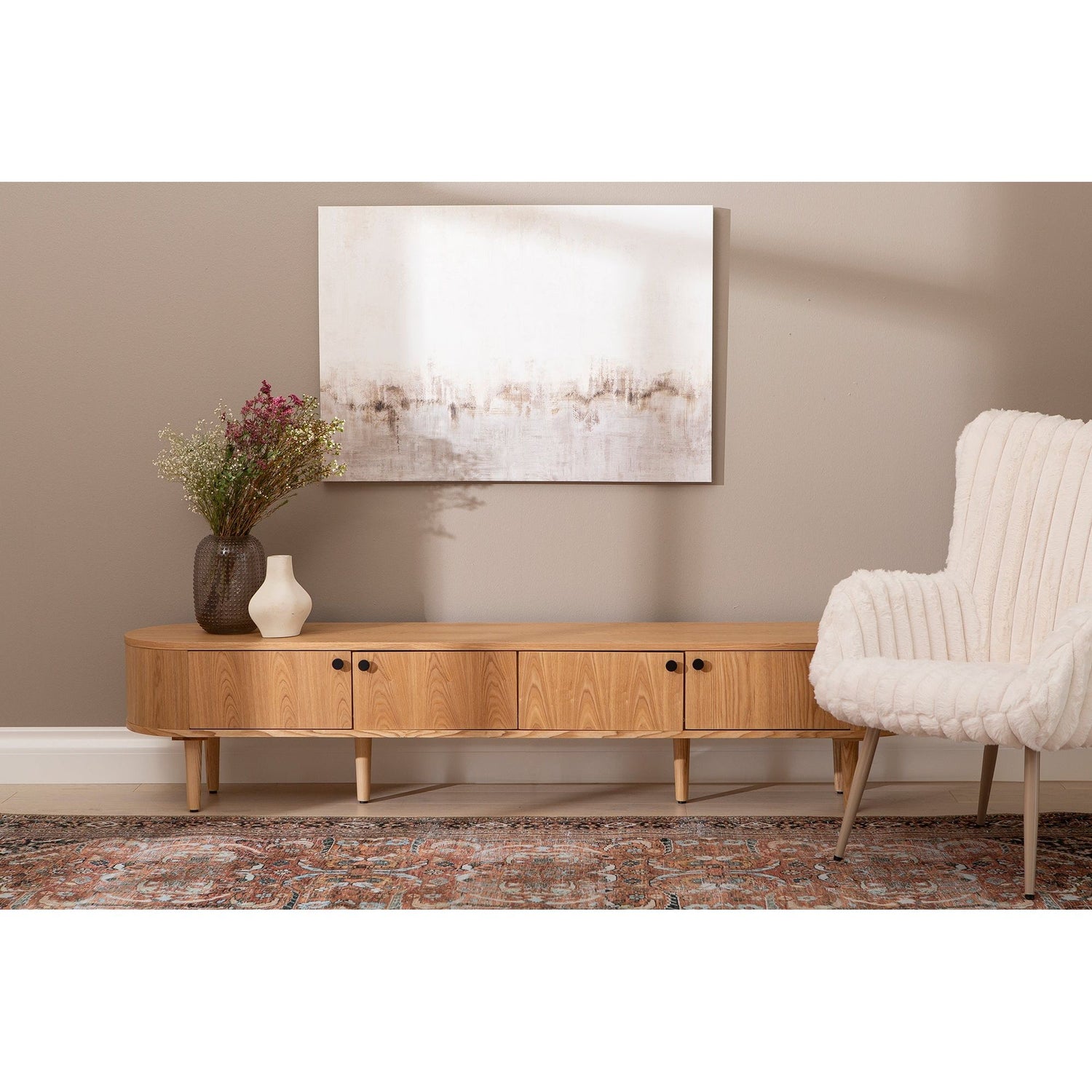 Rotondo Tv-taso 200cm natural