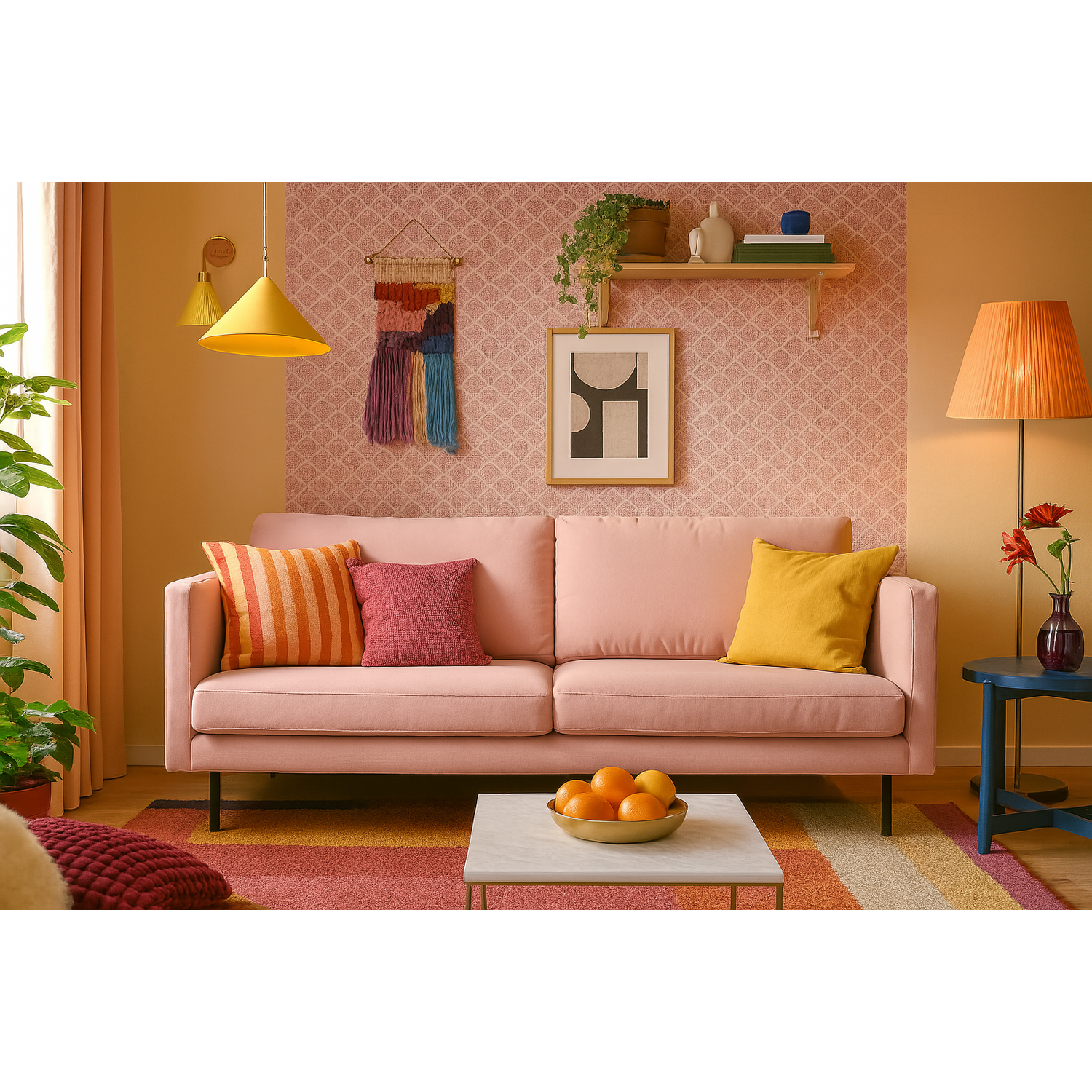 Scandic Collection Copenhagen 3-istuttava, Soro rosa