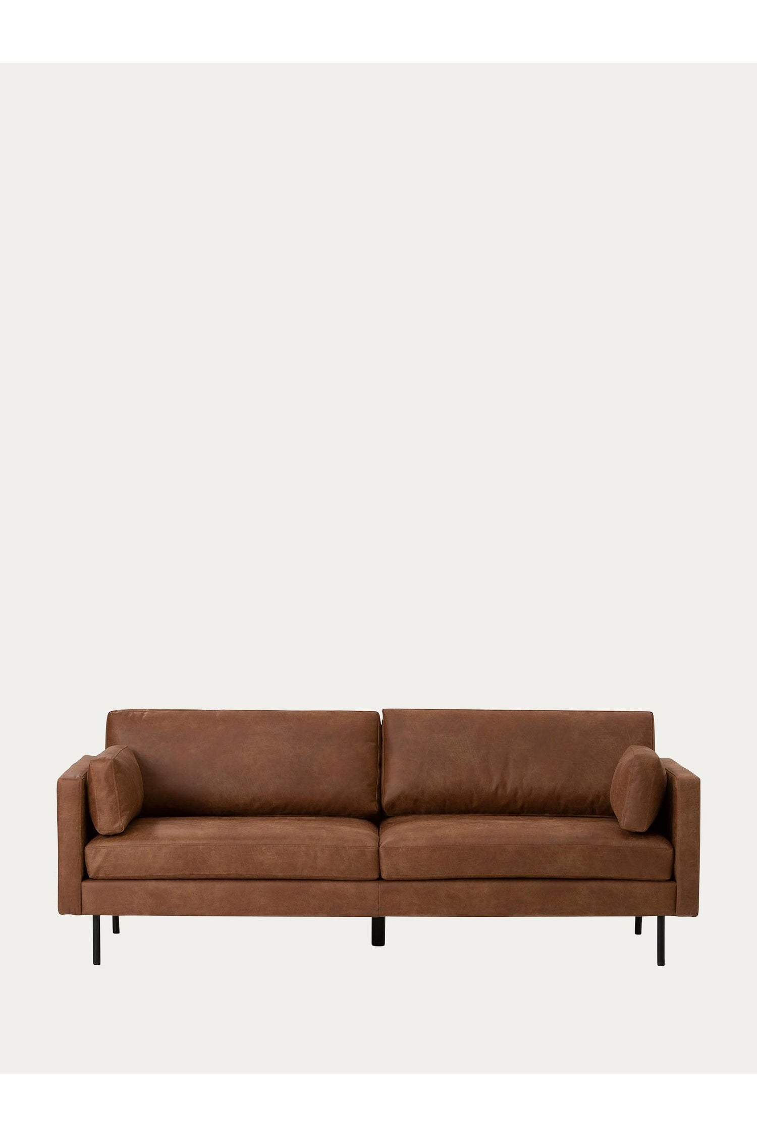 Scandic Collection Copenhagen Nordic 3-istuttava, bonded konjakki-3-istuttava sohva-Scandic collection-Ryhdikäs-Tukeva-Skandinaavinen-Finlandia Living