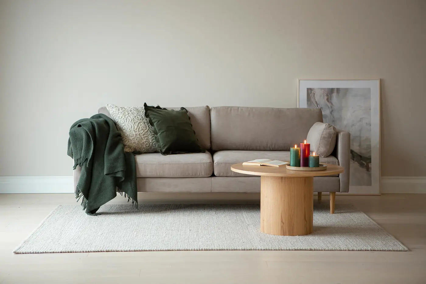 Scandic Collection Copenhagen Nordic 3-istuttava, soro greige-Finlandia Living-Ryhdikäs-Tukeva-Skandinaavinen-Finlandia Living