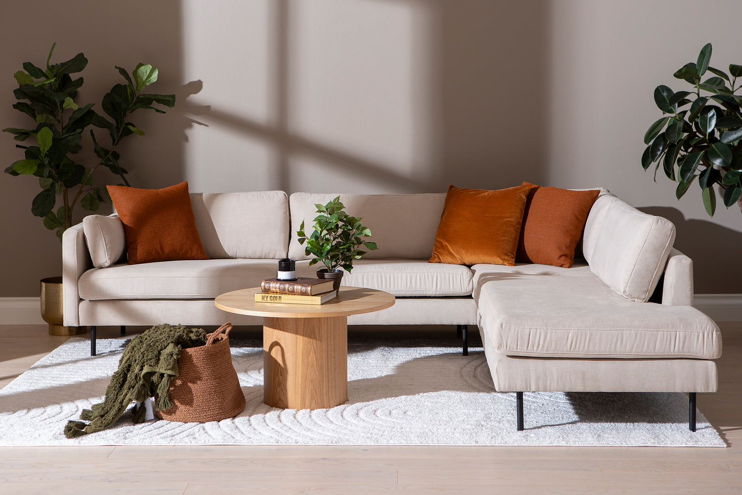 Scandic Collection Copenhagen Nordic avokulmasohva, soro beige