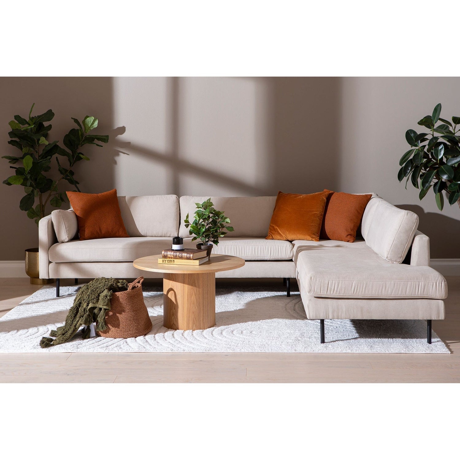 Copenhagen nordic avokulmasohva, soro beige