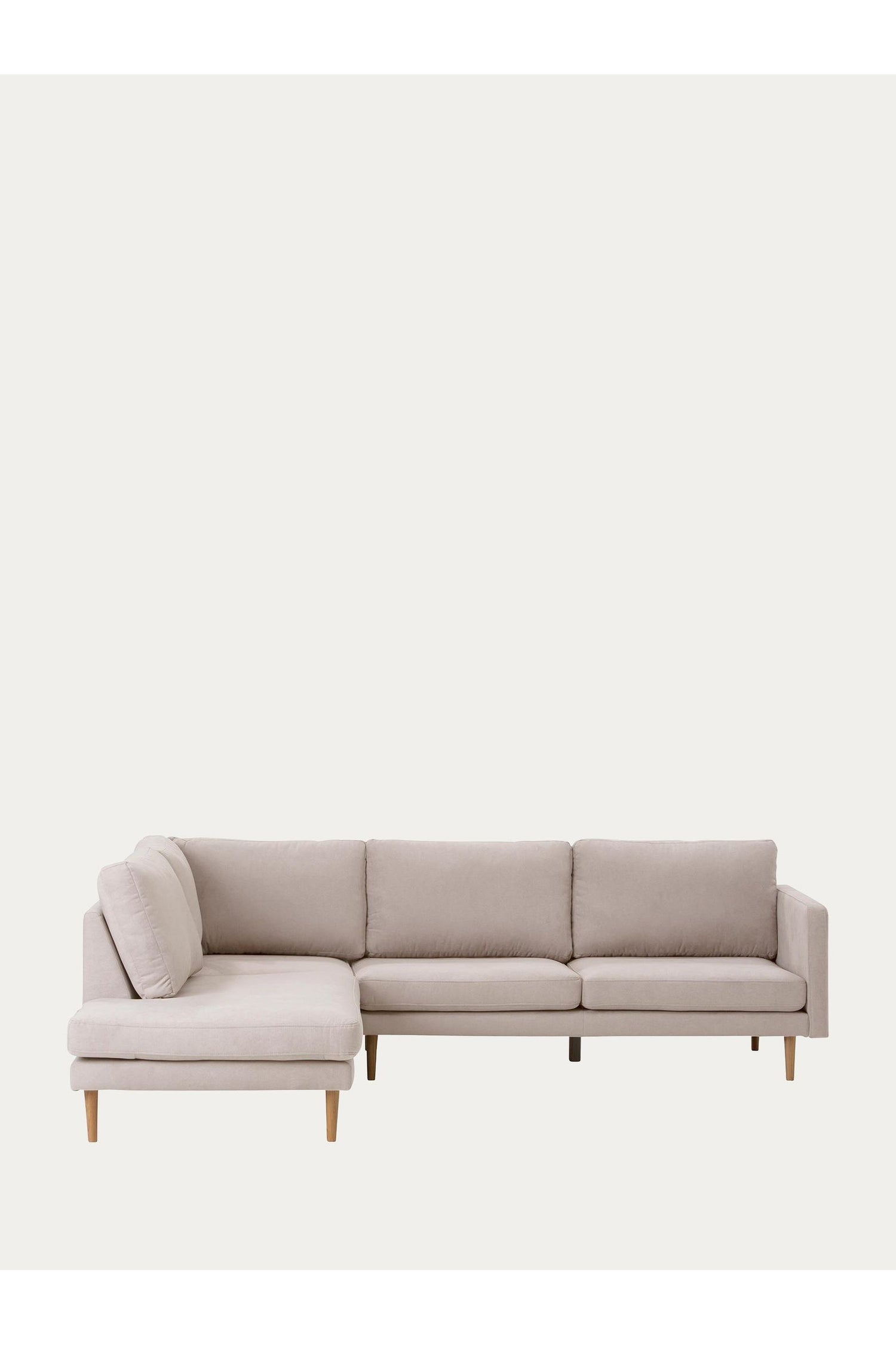 Scandic Collection Copenhagen avokulmasohva, Soro beige-Avokulma sohva-Scandic collection-Ryhdikäs-Tukeva-Skandinaavinen-Finlandia Living