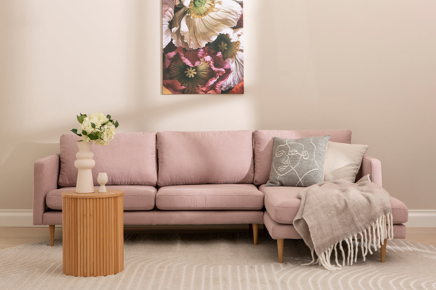 Scandic Collection Copenhagen divaanisohva, Soro rosa-Divaani sohva-Scandic collection-Ryhdikäs-Tukeva-Skandinaavinen-Finlandia Living