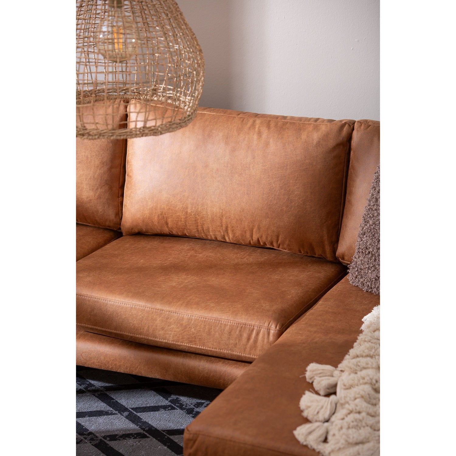 Scandic Collection Copenhagen divaanisohva, bonded konjakki-Divaani sohva-Scandic collection-Ryhdikäs-Tukeva-Skandinaavinen-Finlandia Living