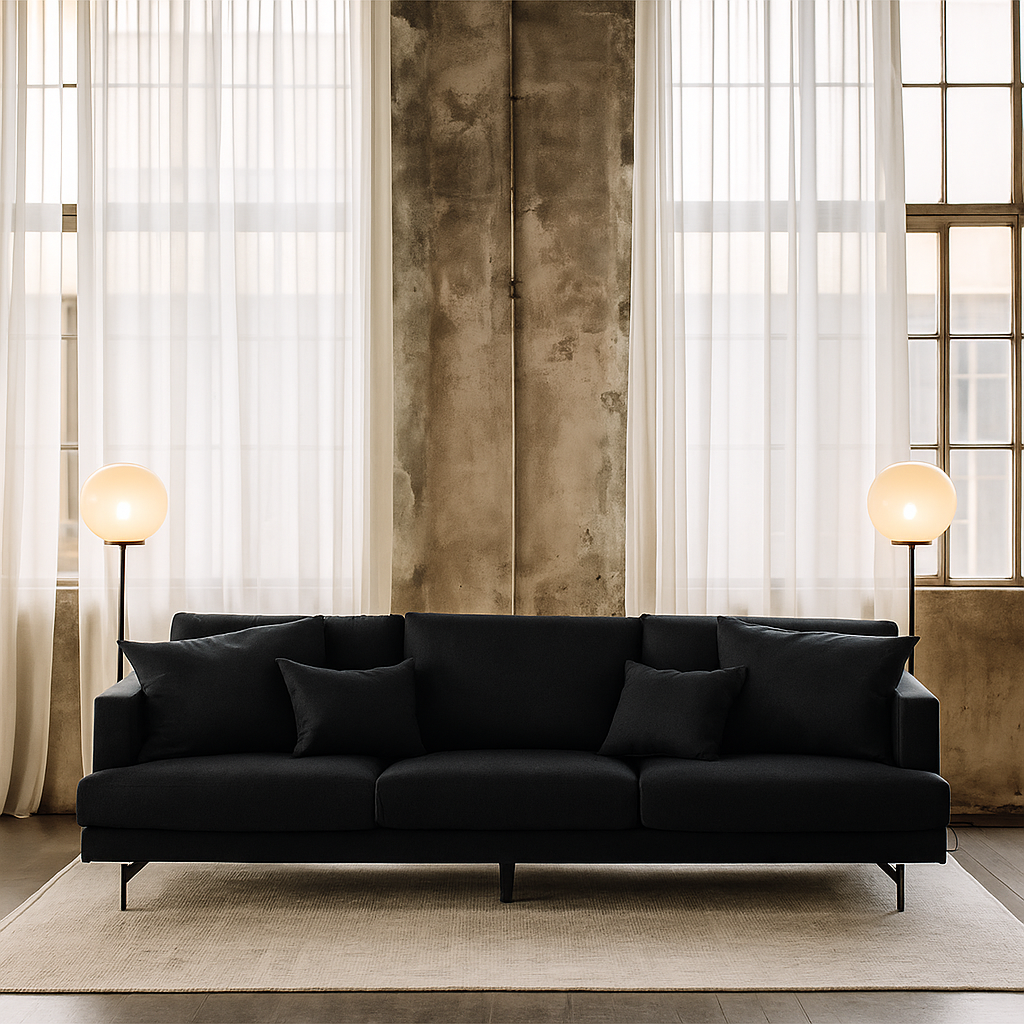 Sofia 3-istuttava Musta