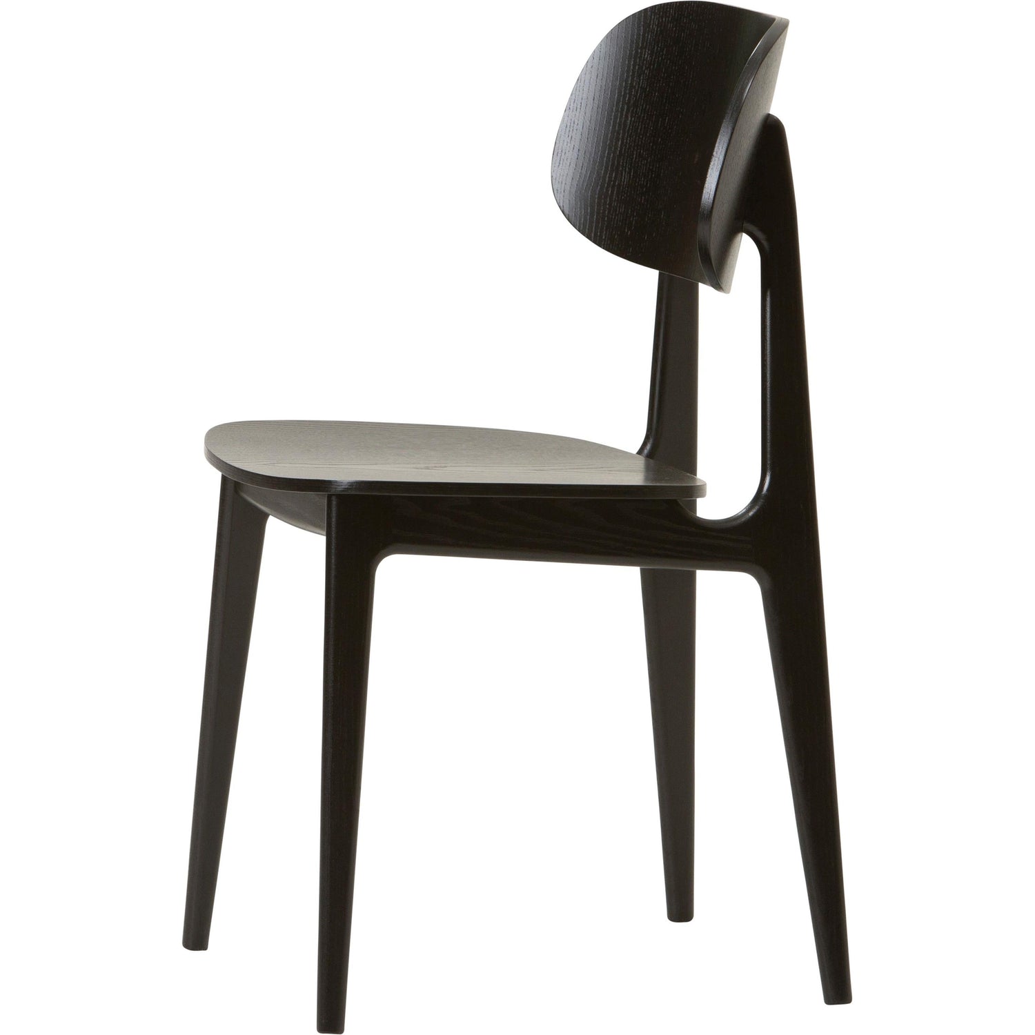 Starburst ruokatuoli musta saarni