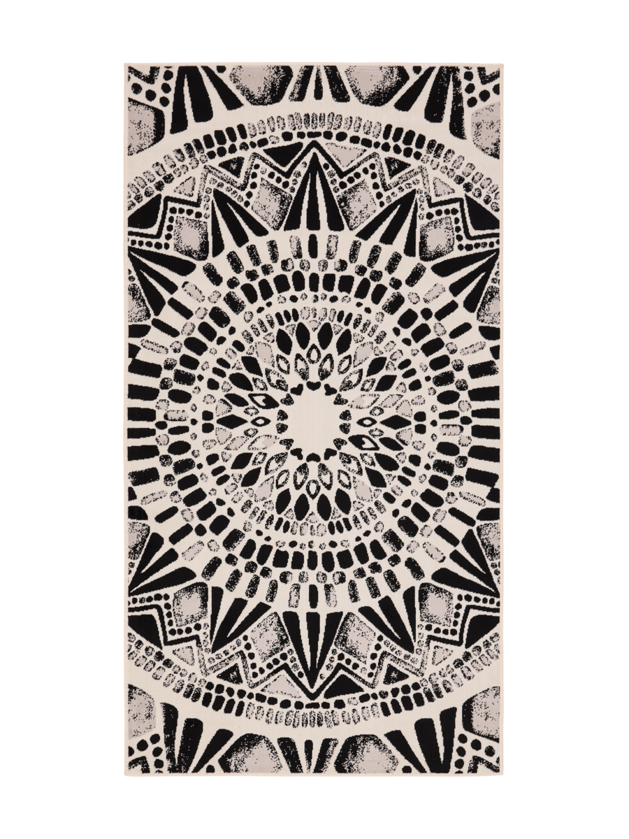 Vallila Mosaiikki mustavalkoinen