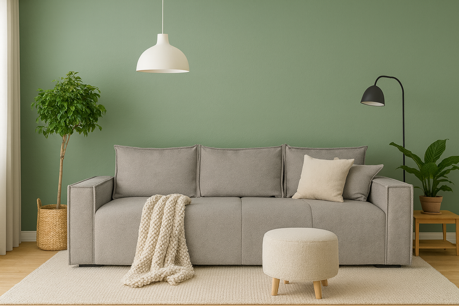 Montana 3-istuttava vuodesohva harmaa