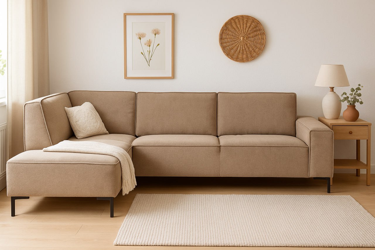 Scandic Collection Ribe avokulmasohva, beige
