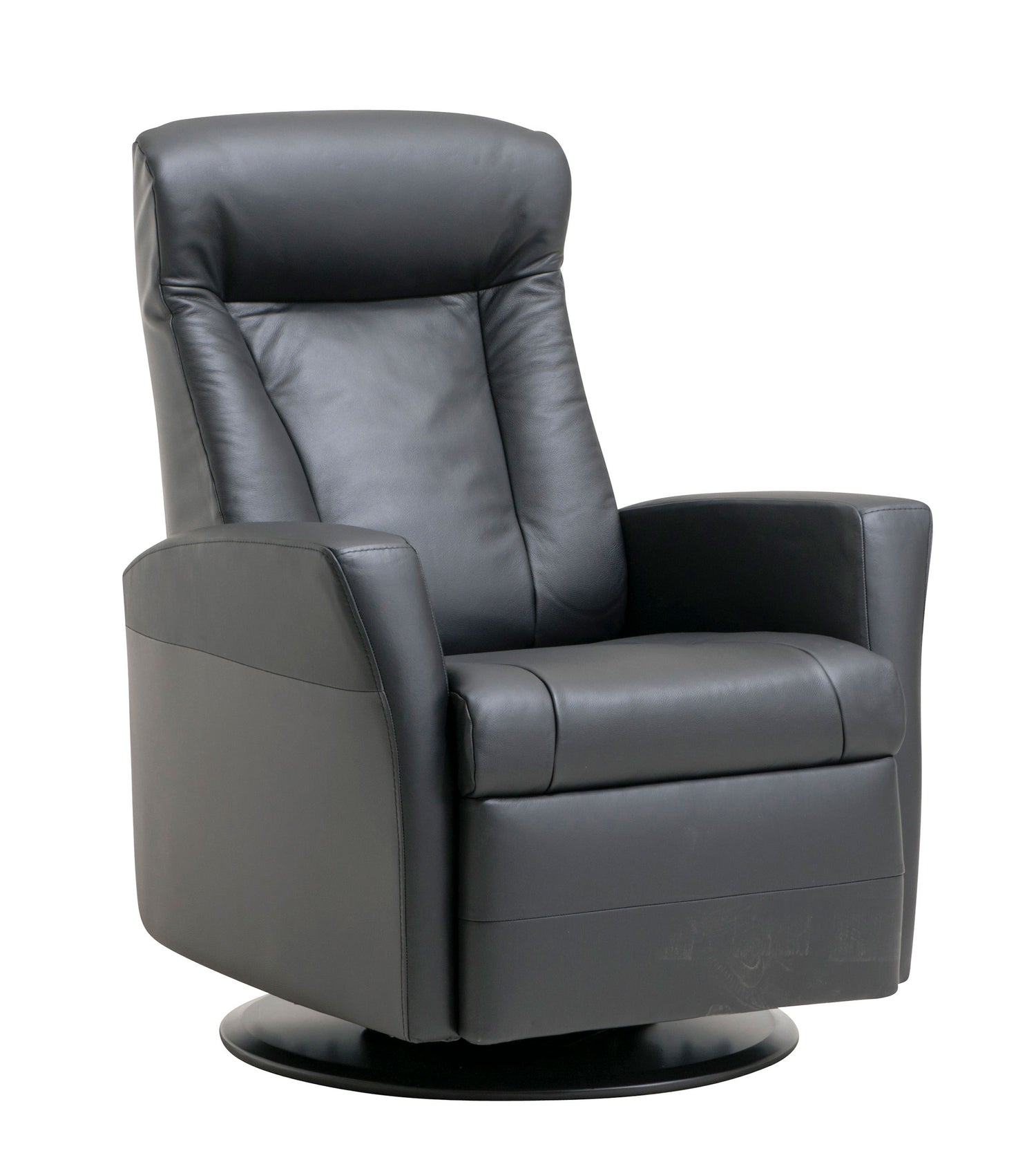 Prince recliner musta nahka
