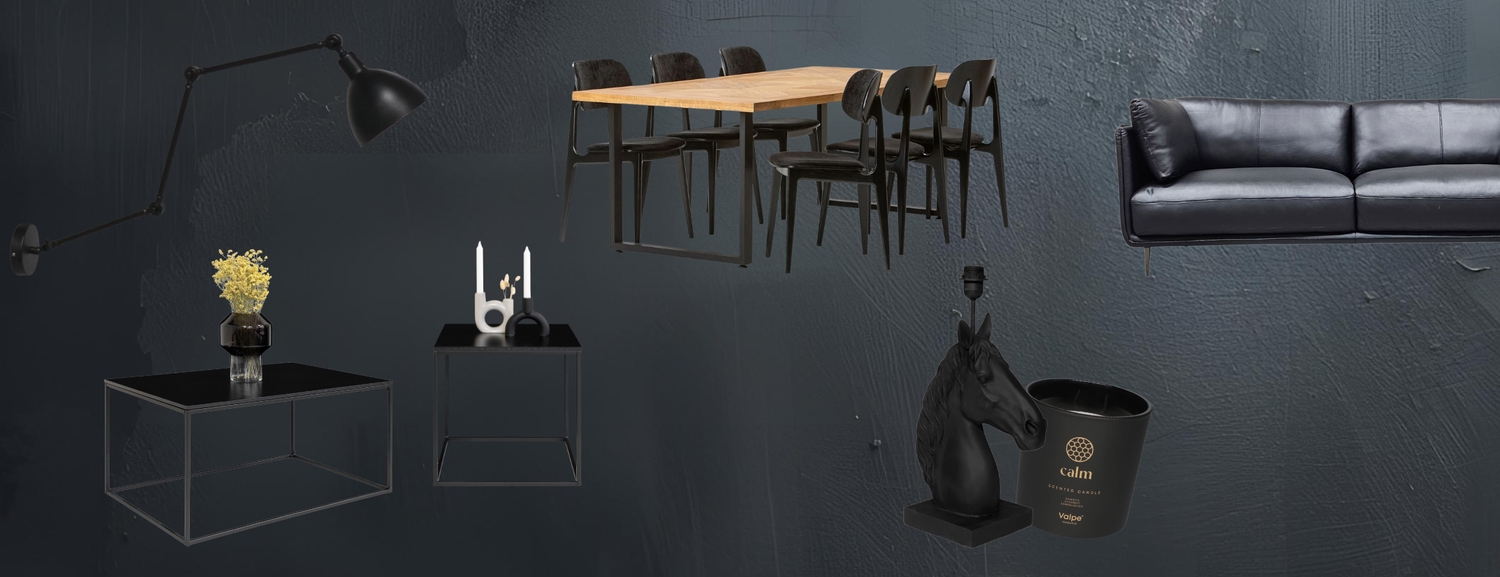 Mustaakin mustempi kuukausi – 5 vinkkiä mustaan sisustukseen