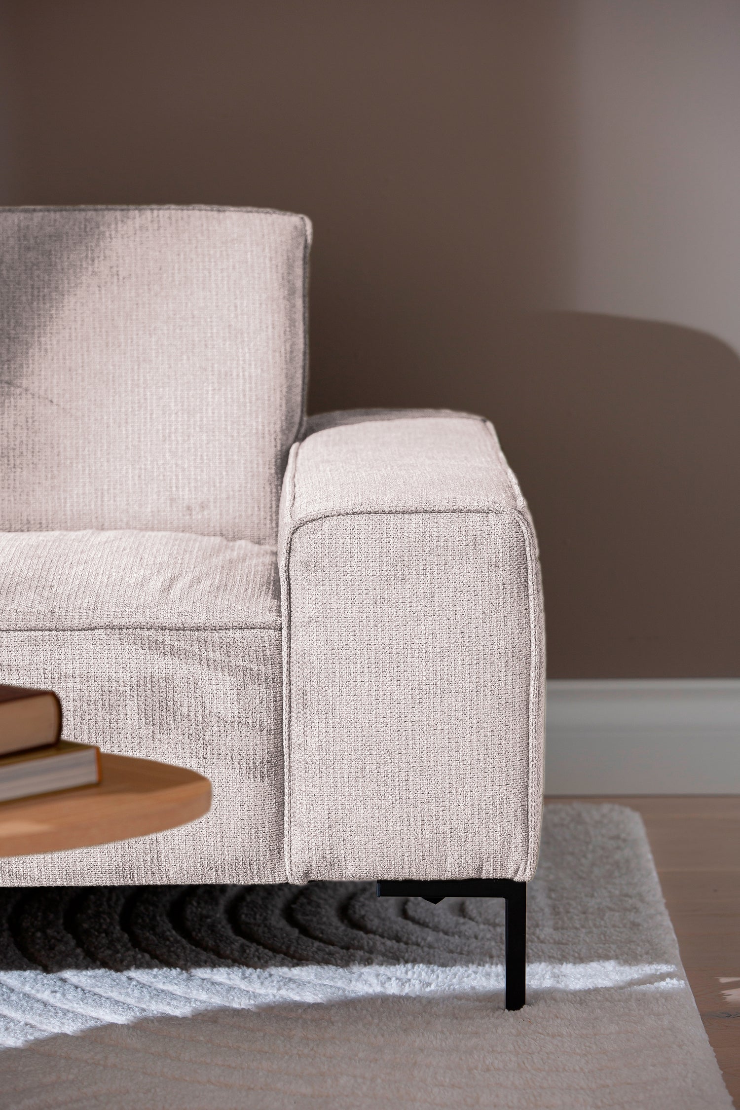 Ribe avokulmasohva, beige