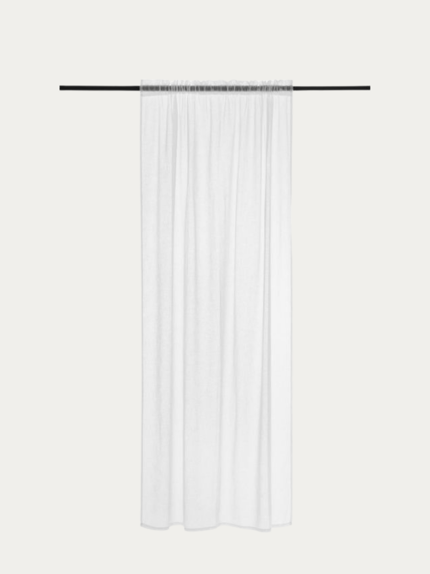4Living Sivuverho Oliver 2 kpl valkoinen 140x240cm