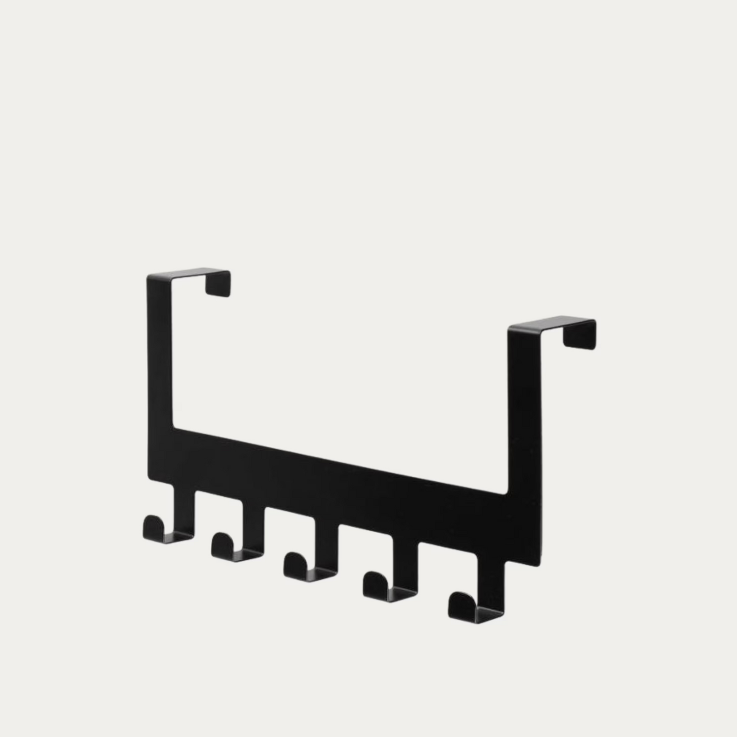 4Living Ovenylinaulakko musta 5 koukkua