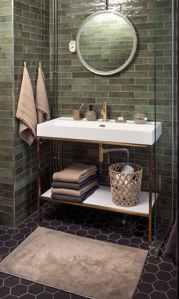 Fanni K käsipyyhe Ruutu hiekka