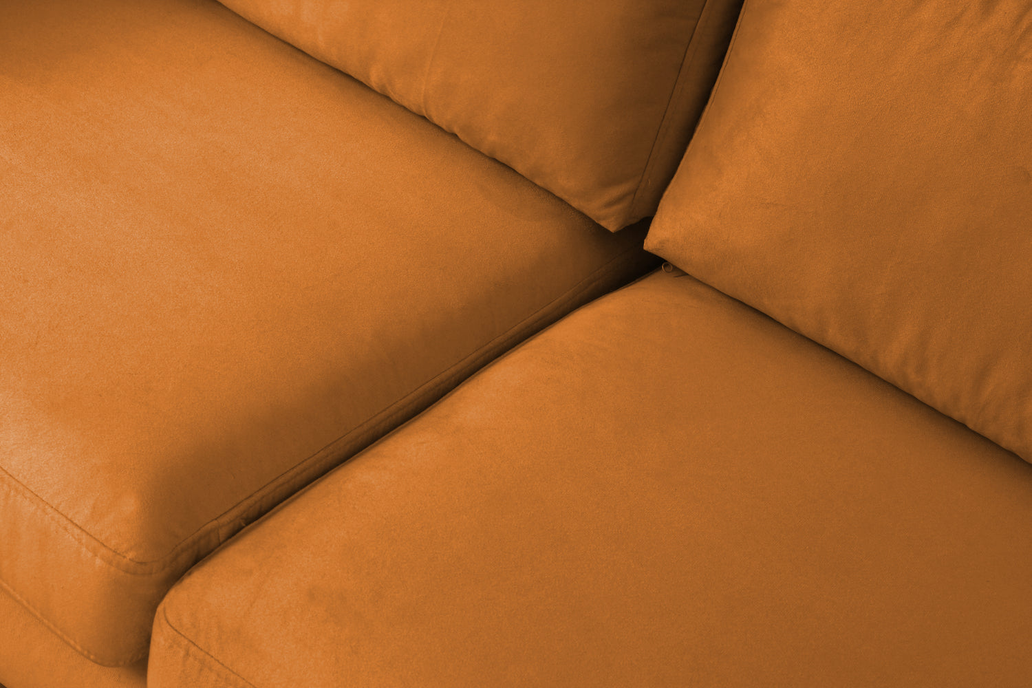 Copenhagen nordic 3-istuttava oranssi sametti