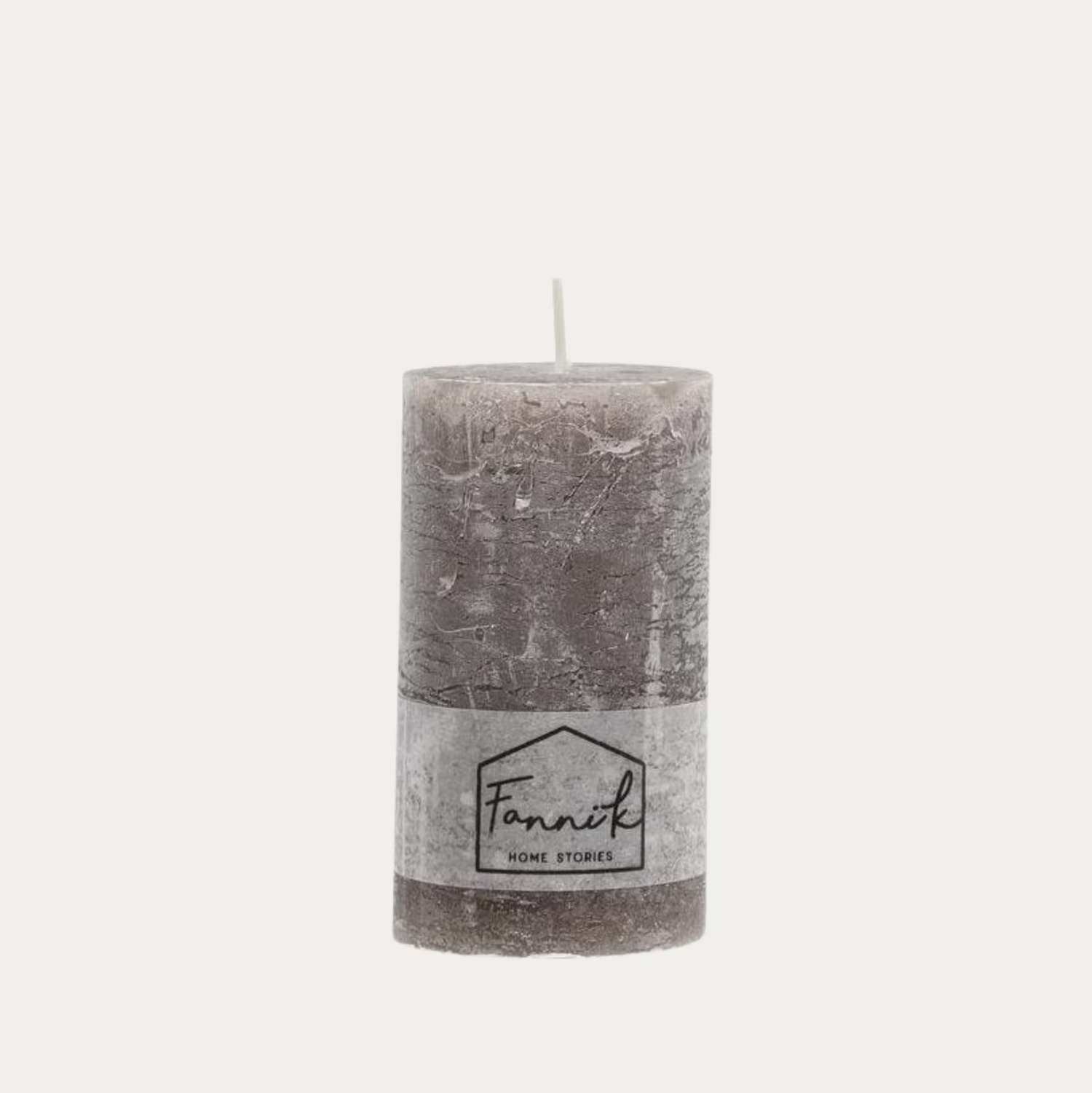 Fanni K pöytäkynttilä  Rustiikki harmaa