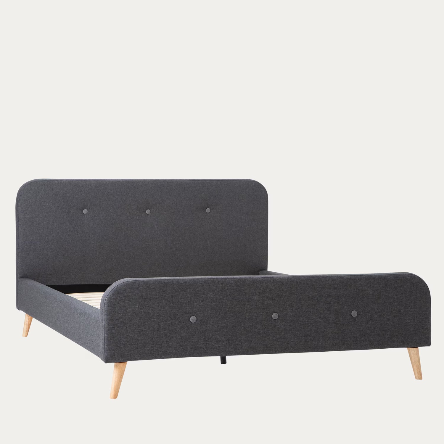 Hemma sängyn runko harmaa 160cm