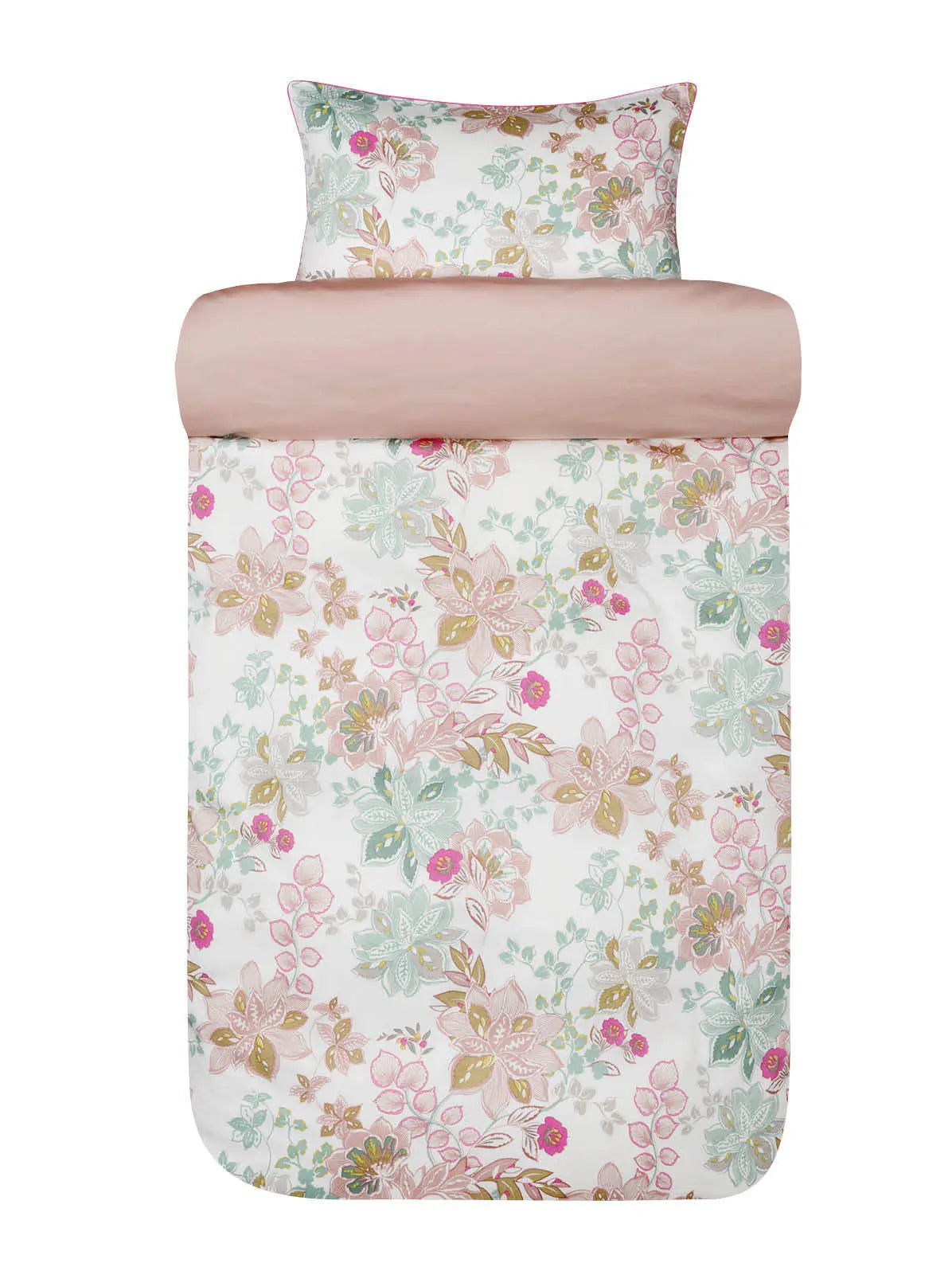 Hoie Cassandra satiinipussilakanasetti 150x210cm, roosa