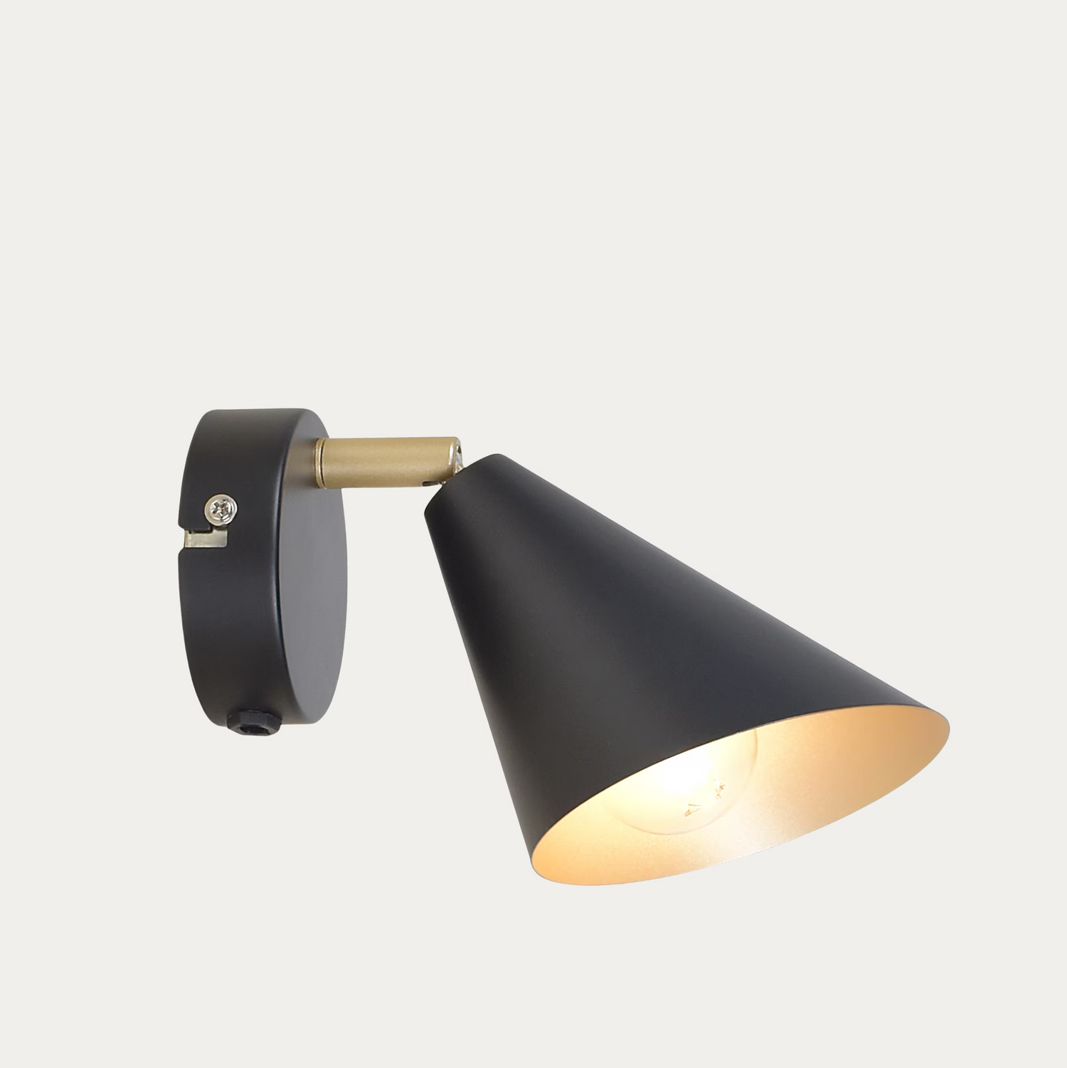 Lux seinävalaisin musta